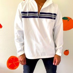 Retro Reebok nautical windbreaker